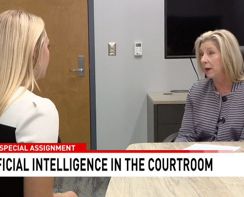 AI goes to court